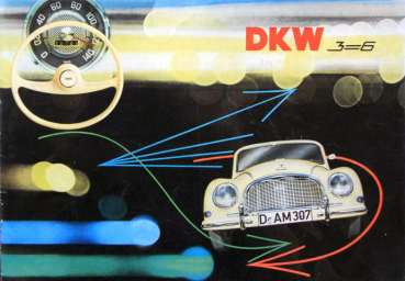DKW 3=6 Modelprogram 1959 "Der grosse DKW" Carbrochure (10409)